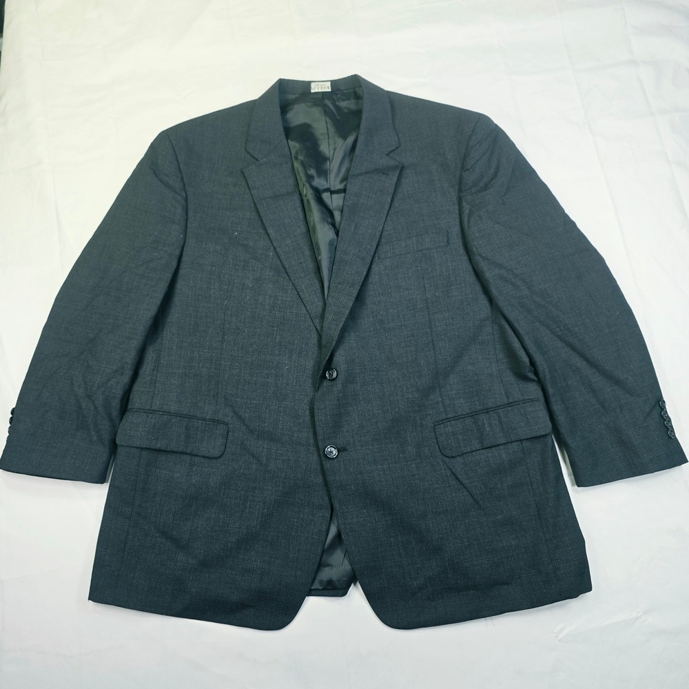 Jos A Bank Men's Classic Collection Suit Jacket 50R Grey 100% Wool Blazer
